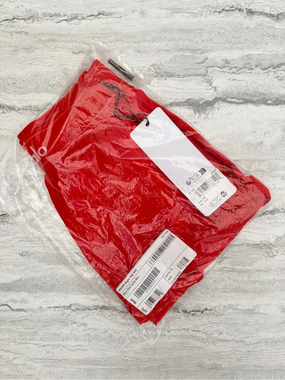 ❤️ALO❤️BRIGHT RED Match Point Tennis Skirt